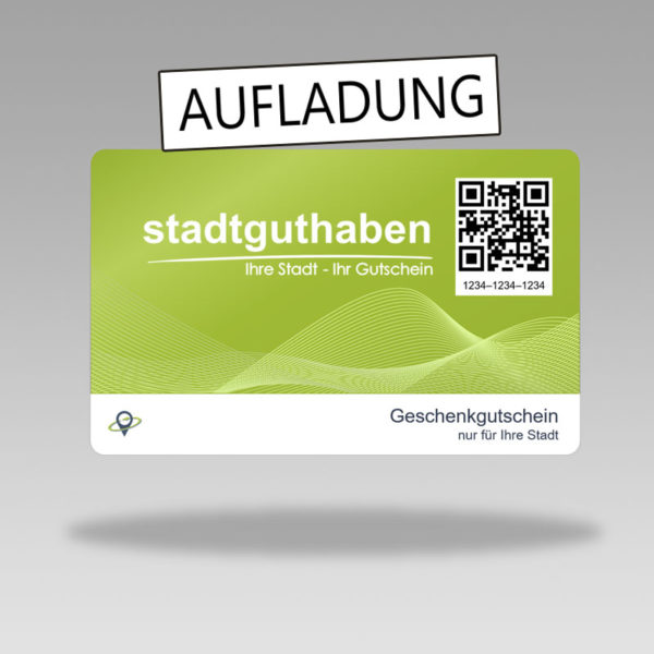 DEMO-Stadtgutschein Aufladung